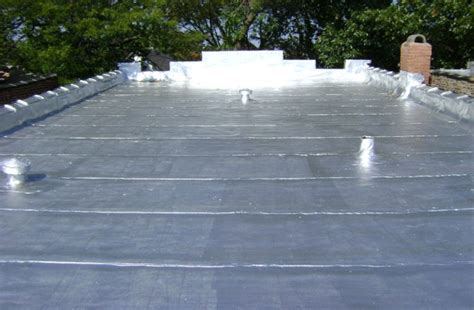 house silver metal metal roof|silver coating for flat roofs.